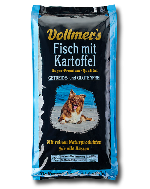 Vollmer's Hundefutter Crossis 15 Kg – Für Haut, Fell, Knochen & Gelenke